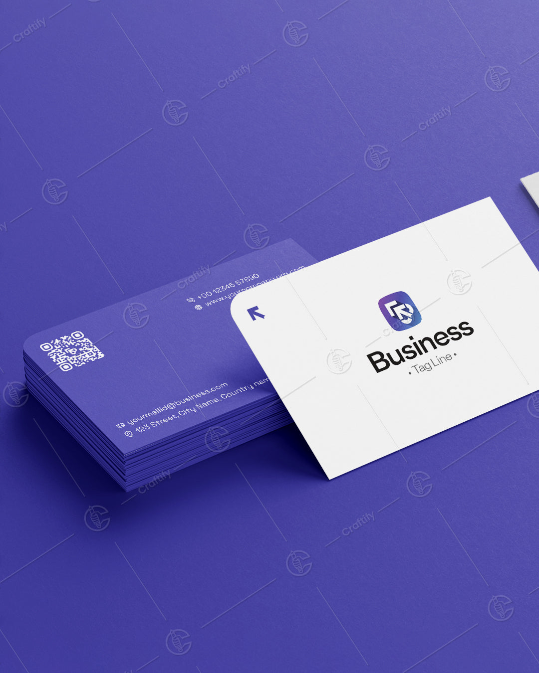 Innovative Letter "B" Business Logo + Stationery Design