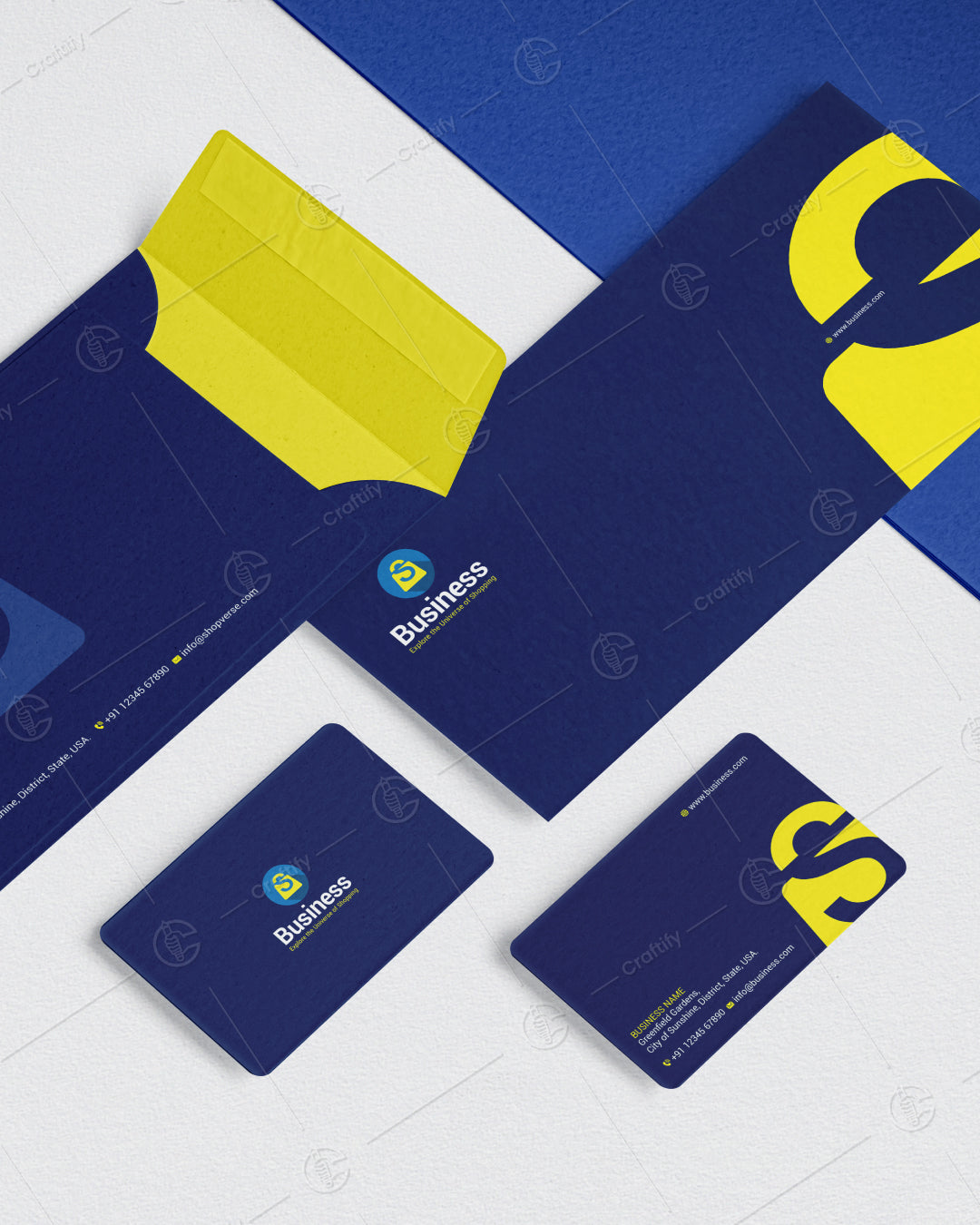 Unique letter S logo + Stationery Design