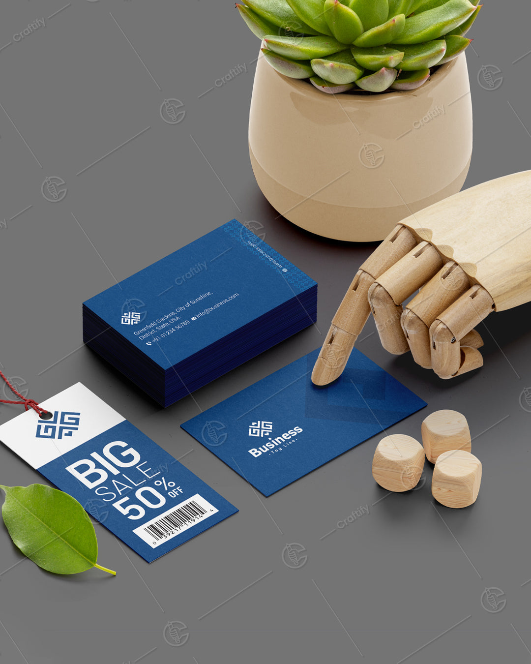 Creative Letter "B" Logo + Stationery Design