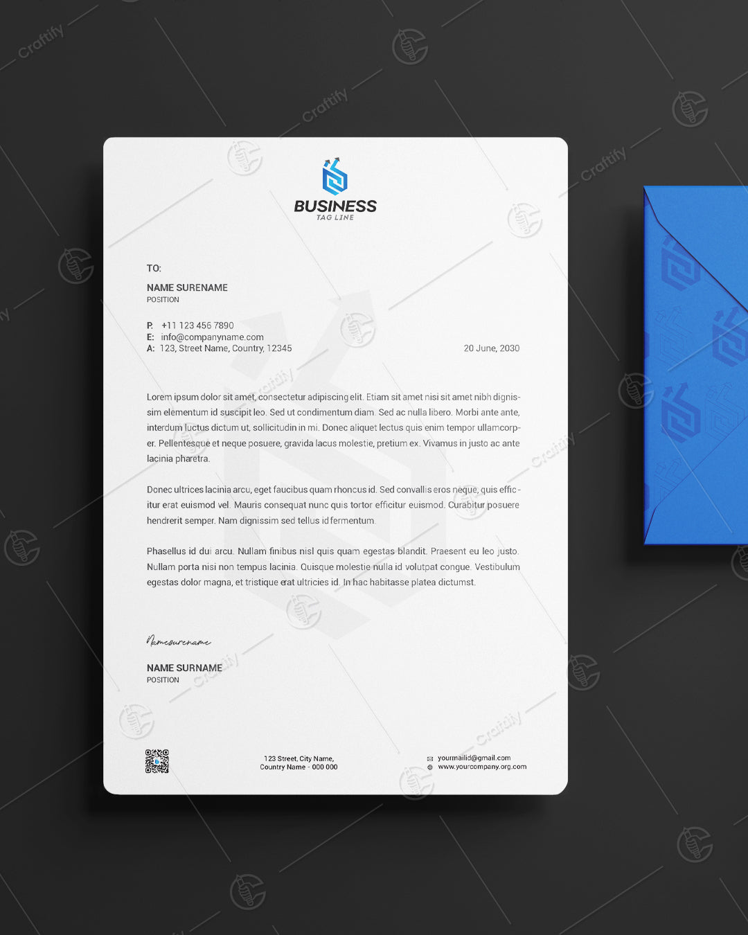 Innovative Business Logo + Stationery Design