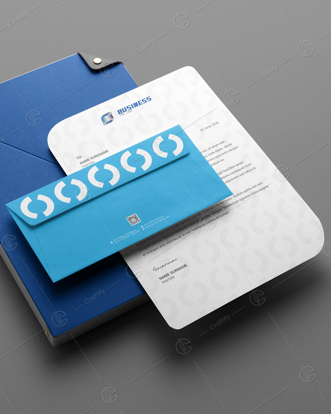 Innovative letter S logo + Stationery Design