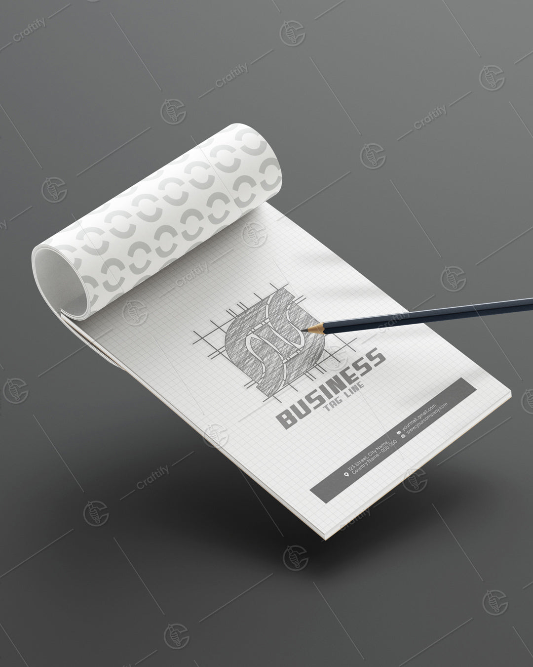 Innovative letter S logo + Stationery Design